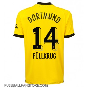 Borussia Dortmund Niclas Fullkrug #14 Replik Heimtrikot 2023-24 Kurzarm